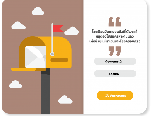 จดหมายน้องธนภรณ์ จ.ระยอง