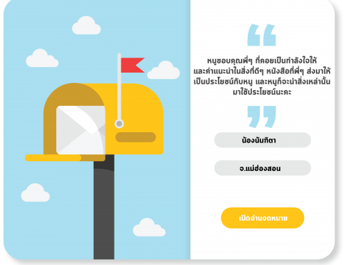 จดหมายน้องนันฑิตา จ.แม่ฮ่องสอน